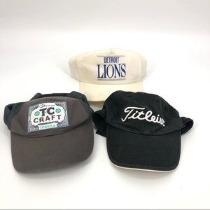 Men;s Hat Bundle Vintage Detroit Lions, Titleist